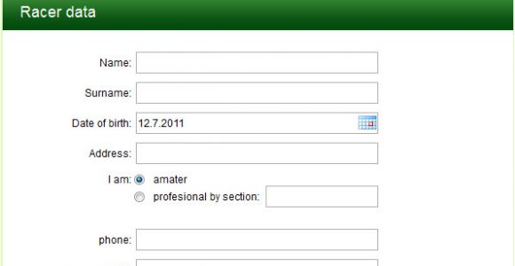 Online Registration form Template HTML Registration form Template Free Download