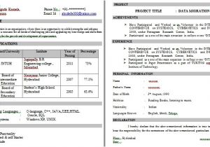 Online Resume for Job Interview Resume format for Job Interview Letters Free Sample