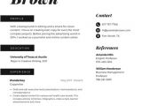 Online Simple Resume format Customize 629 Simple Resume Templates Online Canva