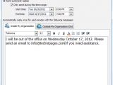 Ooo Email Template Ms Outlook Set Out Of Office Message