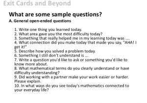 Open Ended Cover Letter Open Ended Questions Examples Choice Image Resume Cover