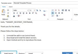 Open Outlook Email Template Create A Template In Outlook 2016 2013 2007 with
