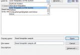 Open Outlook Email Template Creating and Using Email Templates In Outlook 2016 Desktop
