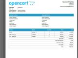Opencart Edit order Email Template Opencart Pdf order Invoice