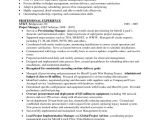 Operation Manager Resume Sample Doc It Project Manager Resume Sample Doc Resume Template Free