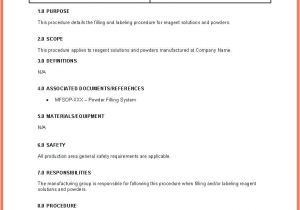 Operational Guidelines Template Standard Operating Guidelines Template