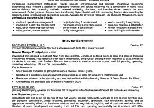 Operations Manager Resume Sample 7 Operations Manager Resume Free Sample Example