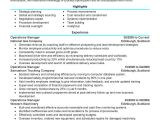 Operations Manager Resume Sample Best Operations Manager Resume Example Livecareer