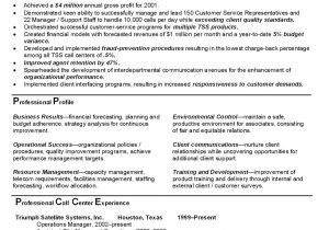 Operations Manager Resume Sample Example Resume April 2015
