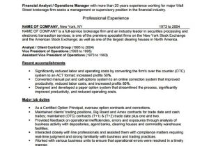 Operations Manager Resume Word format 10 Sample Operation Manager Resumes Sample Templates