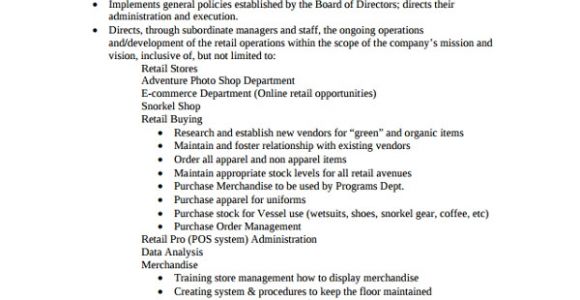 Operations Manager Resume Word format Sample Director Of Operations Resume 7 Free Documents