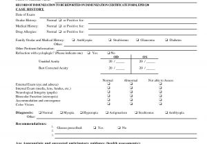 Ophthalmology Exam Template Basic Eye Exam form Sheets Pictures to Pin On Pinterest