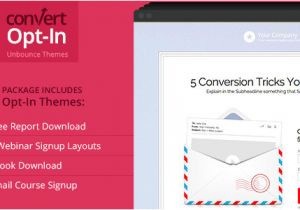 Opt In Email Template 20 Professional Unbounce Landing Pages