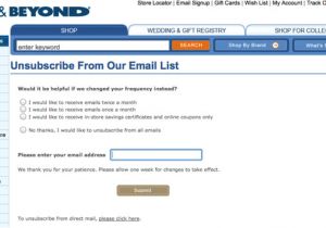 Opt Out Email Template 9 Effective Email Unsubscribe Pages