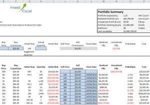 Options Trading Plan Template Free Options Trading Journal Spreadsheet Download