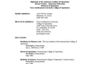 Optometry Student Resume Optometrist Resume Template 7 Free Word Pdf Documents