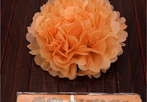 Orange Tissue Paper Card Factory 2020 10 40cm Artificial Flowers Tissue Paper Flower Pom Poms Paper Flowers Ball Pompom Wedding Birthday Decoration Parties From Linmanflower 12 7