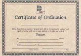 Ordination Certificate Templates Certificate Of ordination for Deacon Certificate