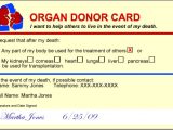 Organ Donor Card Template Cold Fusion Guy 2012 03