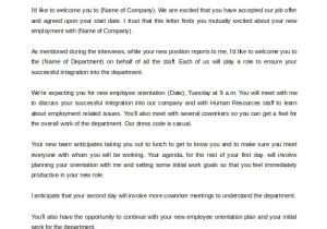 Orientation Email Template New Employee Welcome Email the Best Employee