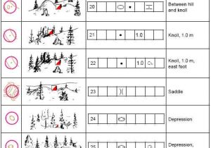 Orienteering Control Card Template Control Descriptions and Map Symbols Explained Backwoods
