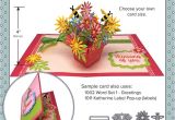 Origami Pop Up Card Flower Flower Pot Pop Up Die Set with Images Pop Up Flower