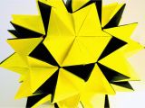 Origami Pop Up Card Flower Will Fold for Paper Revealed Flower Popup Star Design by
