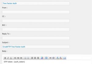 Otp Email Template Crush9wiki Otp Settings