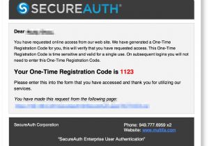 Otp Email Template System Email Template Secureauth Idp 7 X Global Site