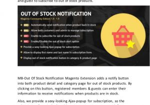 Out Of Stock Email Template Out Of Stock Notification Magento Extension