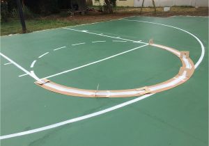 Outdoor Basketball Court Template Tips to Make Your Own Basketball Court Stencils Layouts