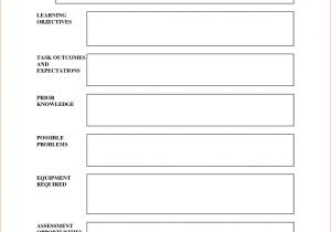 Outline Of A Lesson Plan Template 5 Lesson Plan Template Bookletemplate org