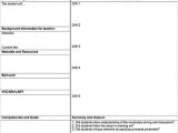 Outline Of A Lesson Plan Template Lesson Plan Outline Templates 11 Free Sample Example