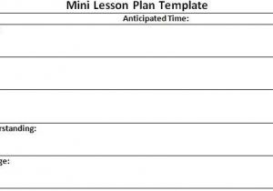 Outline Of A Lesson Plan Template Mini Lesson Plan format Template Study Com