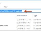 Outlook 2010 Email Template Location How to Get the File Location Of Outlook Templates Oft