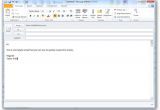 Outlook 2010 Mail Template How to Create and Use Templates In Outlook 2010