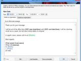 Outlook 365 Email Template Set Up Out Of Office Reply for Another User On Your