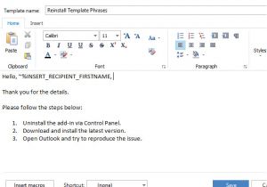 Outlook Create Email Template with Fields Create A Template In Outlook 2016 2013 2007 with