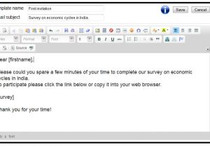 Outlook Email Survey Template 100 Free Survey software Email Templates