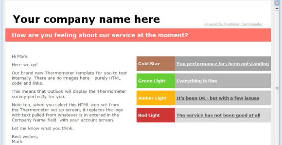 Outlook Email Survey Template Survey Design Using Microsoft Outlook Email Surveys