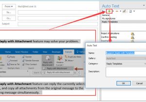 Outlook Reply with Template How to Reply Emails with Template Text In Outlook