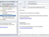 Outlook Reply with Template Template Phrases for Microsoft Outlook United Addins