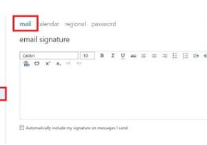 Outlook Web App Email Template Add An Email Signature Using the Outlook Web App Owa