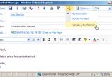 Outlook Web App Email Template Information Rights Management In Outlook Web App Exchange