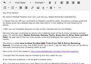 Outreach Email Template What the Heck is Blogger Outreach 1 to Win Friends and Seo