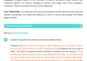 Outsource Contract Template Outsourcing Agreement Contract Template Vandelay Design