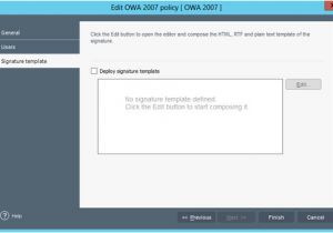 Owa Email Template Owa 2007 Policy