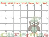Owl Calendar Template 5 Best Images Of Printable Owl Calendar Printable Owl