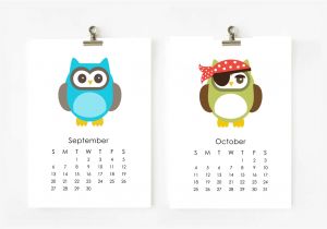Owl Calendar Template Owl Calendar Page for May 2016 Calendar Template 2018