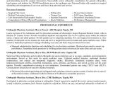 Pa Cv Template Cv Examples Our 1 top Pick for orthopedic Physician